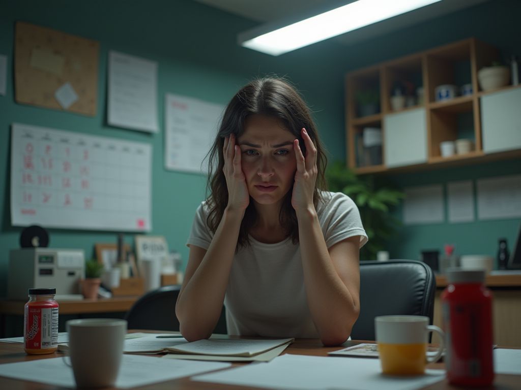 early warning signs caused by hormonal mood swings and excessive caffeine intake