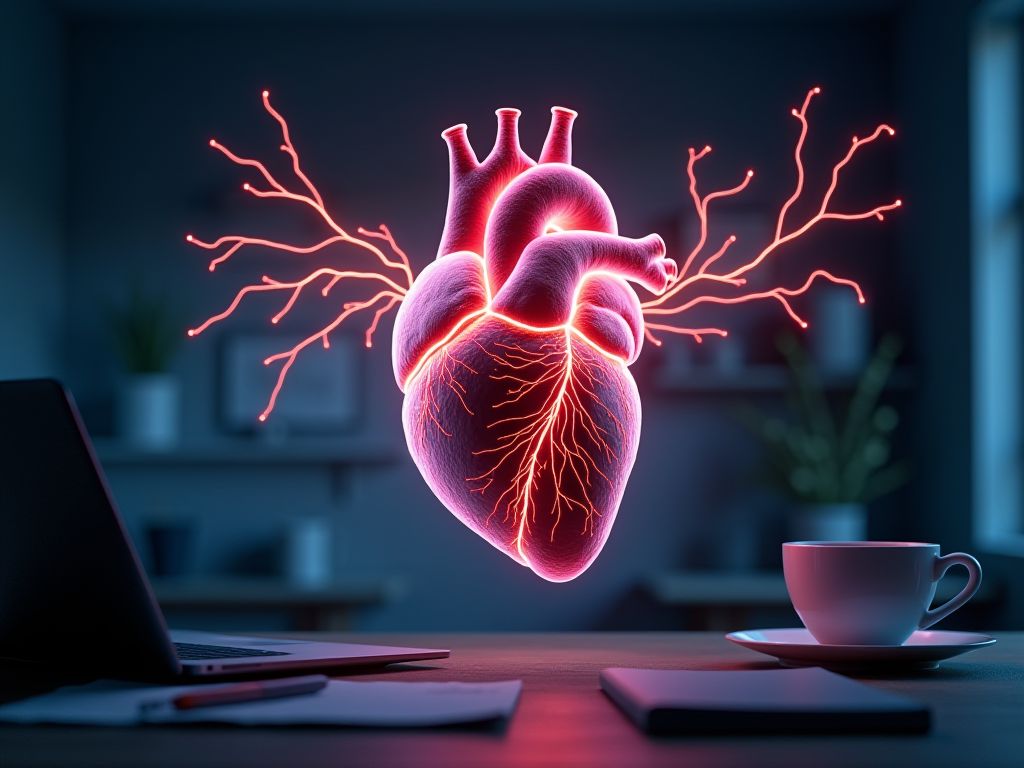 how heart rhythm issues from stimulants impacts long term health in sedentary people
