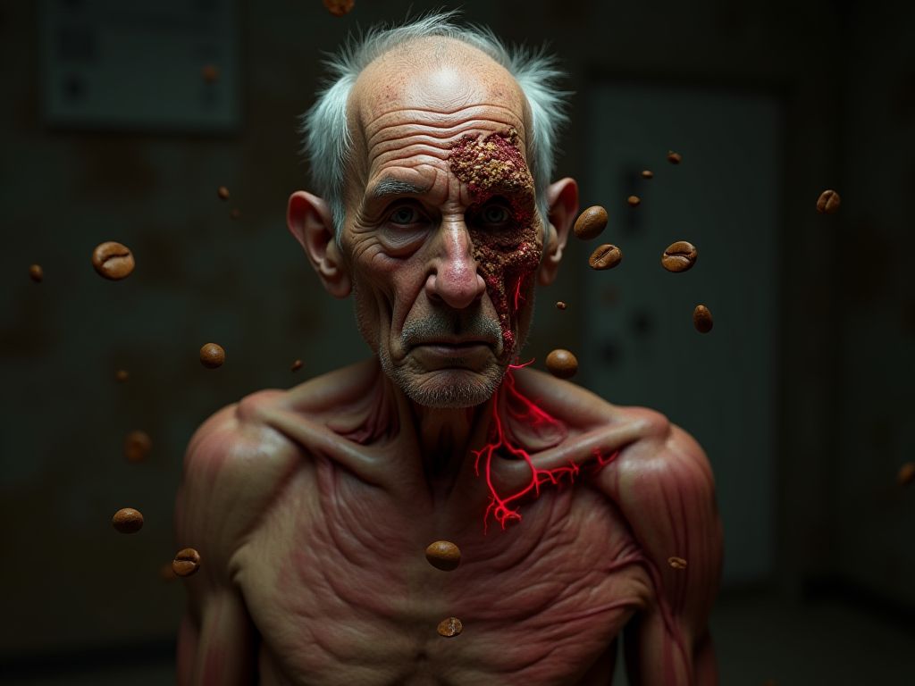 long term consequences of muscle loss with age and excessive caffeine intake